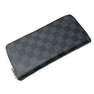 Louis Vuitton Damier Vertical Black Zippy Wallet Graphite